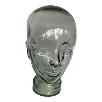 Moulded glass head, Marotte