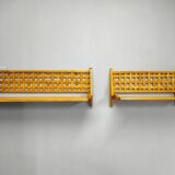 Pair of Mid-Century Folding Wall Shelves by ULUV, Czechoslovakia 1960s