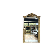 Mirror 244.5/142.5cm Louis XIV with mercury glass, gold leaf.
