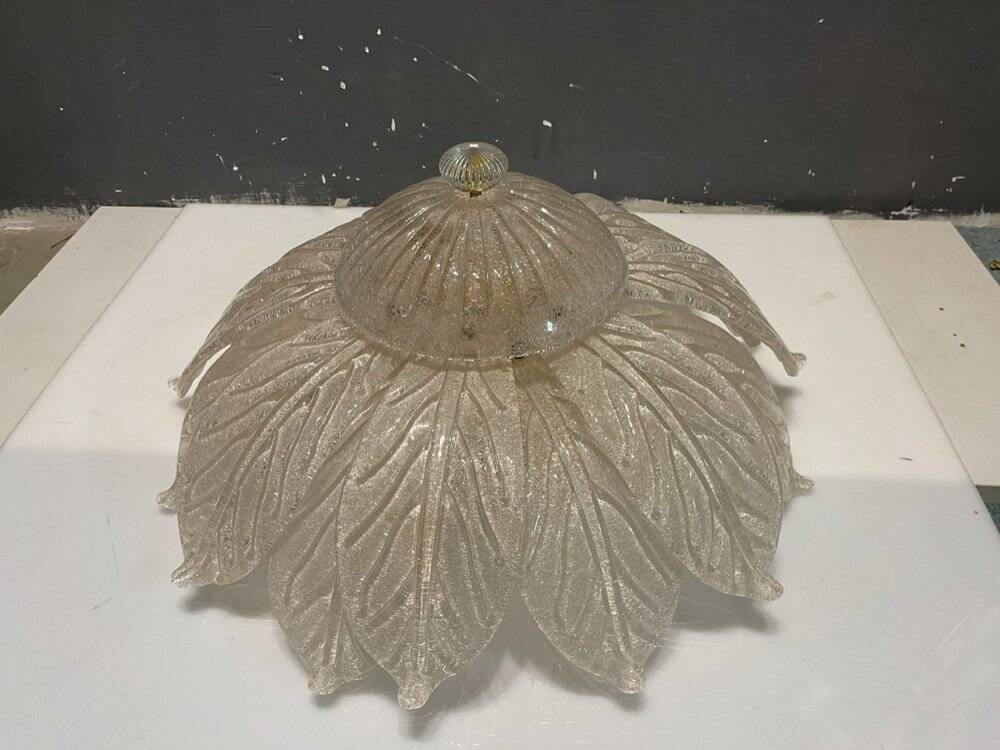 Large Venetian Murano Glass Flushmount 1970’s