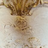 Decorative panel with stucco angels
