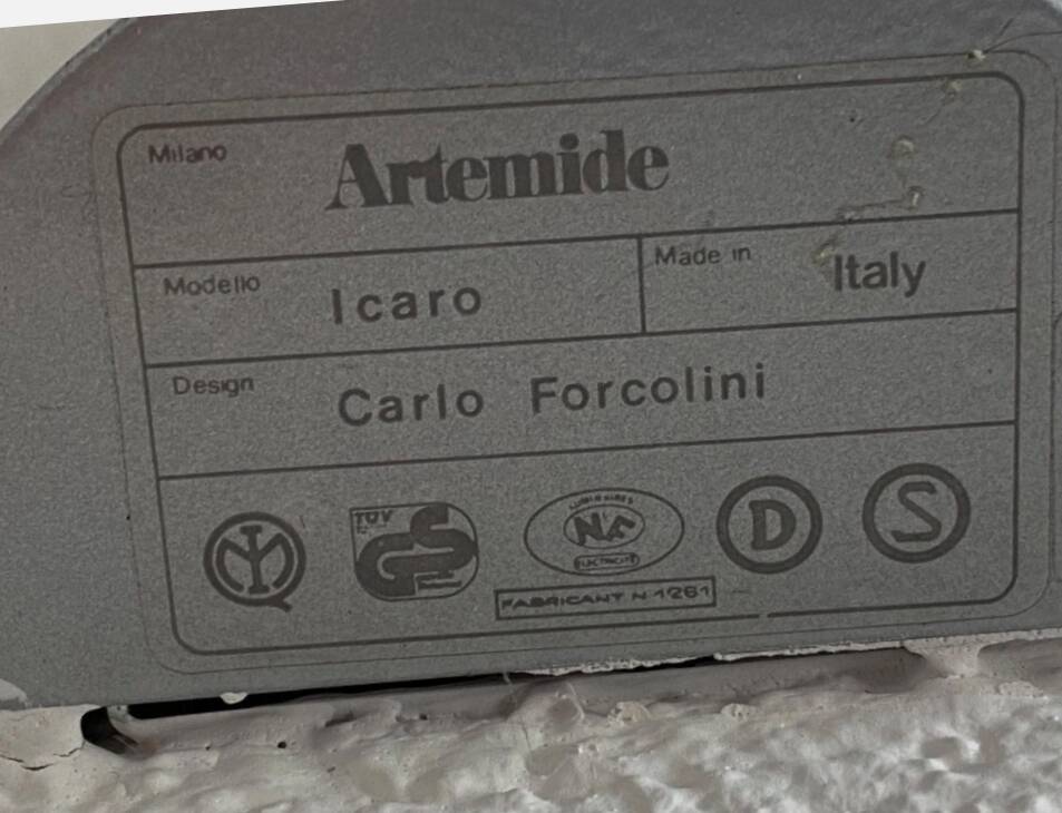 Artemide ICARO Wall Light – Carlo Forcolini – vintage Italian design