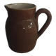 Pitcher water pot or stoneware milk