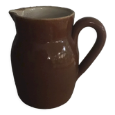 Pichet pot à eau ou lait en grès