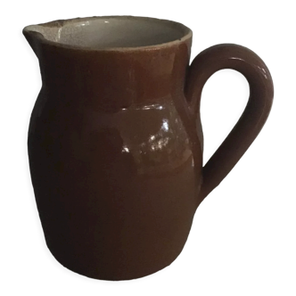 Pitcher water pot or stoneware milk