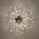 Venetian chandelier "Sputnik" adorned with Murano glass drops, around 1990.