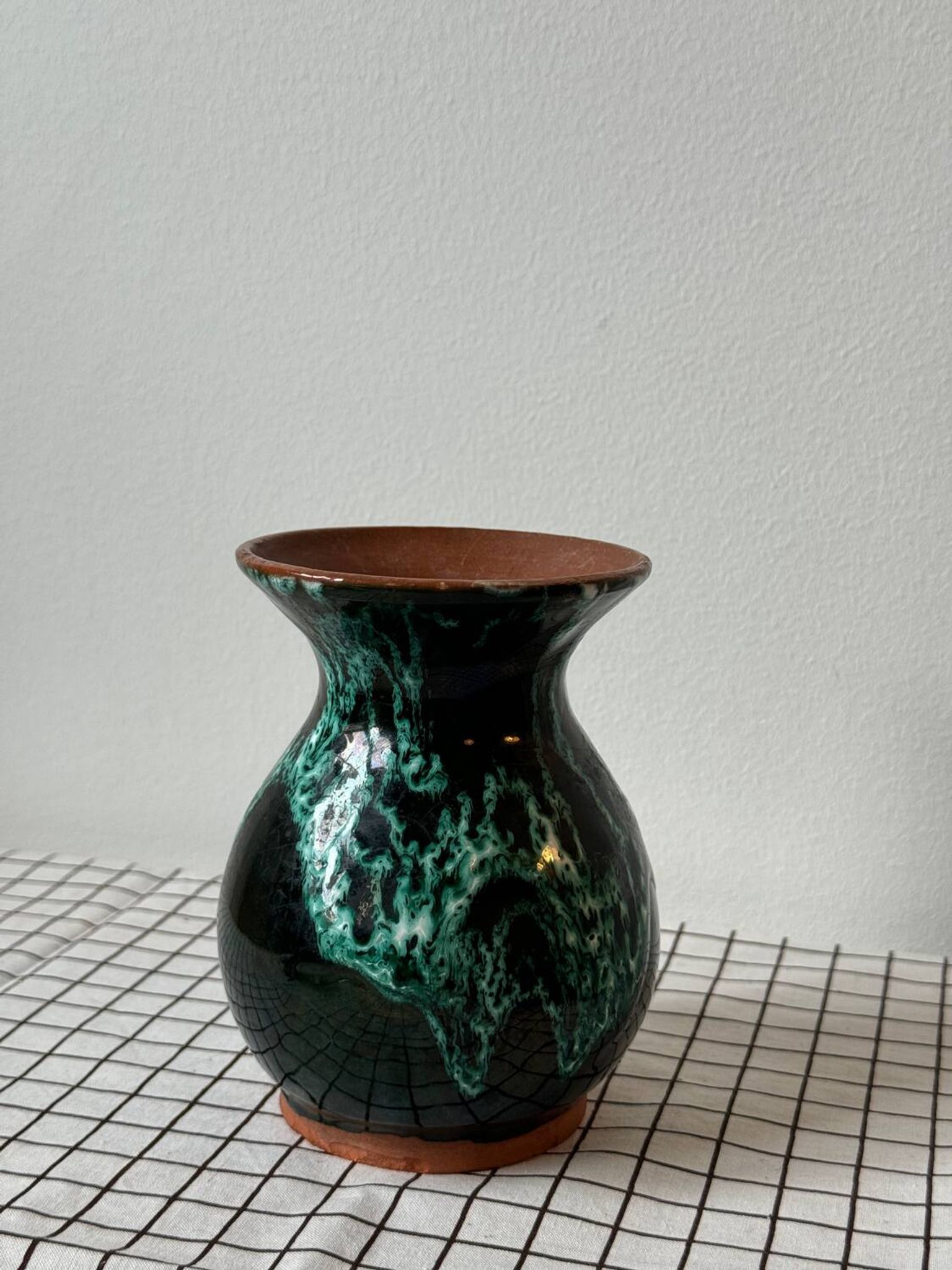 Petit vase à l’émaillage flammé