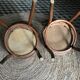 Wooden bistro chairs and canning
