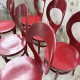 Set 6 chaises bistrot Baumann modèle Mouette