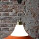 Mid-Century Chandelier in Brass and Lacquered Steel, Czech, 1960s