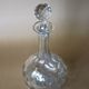 vintage carafe, crystal wine carafe, decanter, bar