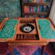 Mid-Century Italian Marquetry Multi-Game Table in Walnut & Mahogany, c. 196