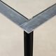 Table basse vintage Azucena Fasce Cromate design Italie 1960s-70s
