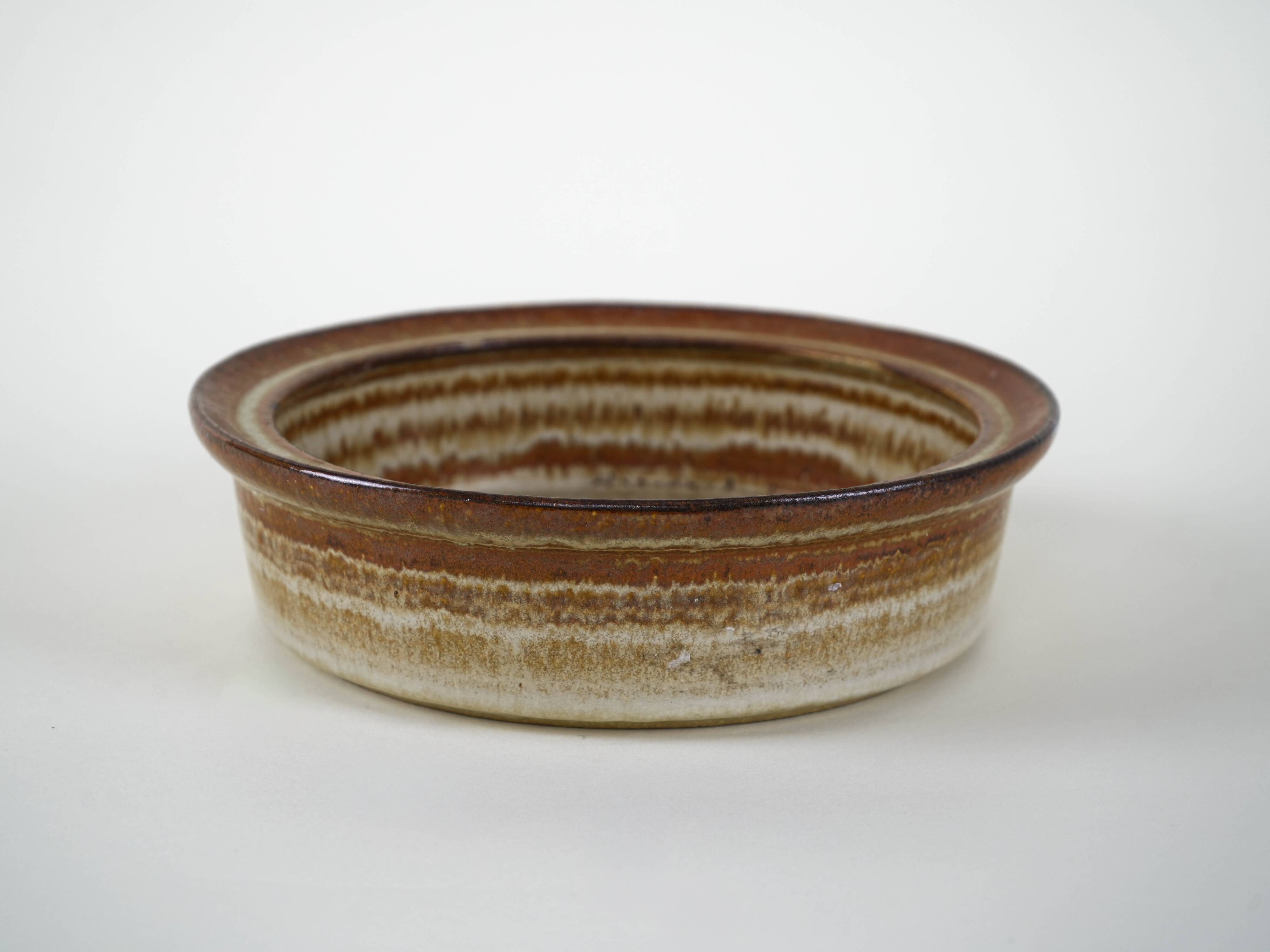 Ceramic bowl, Danish design, 1970s, manufactured by Søholm