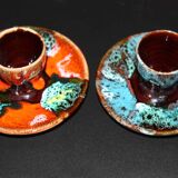 Two Vallauris egg cups.