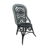 Chaise en rotin peacock