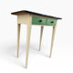 Table d’appoint Formica bleu des années 50 France