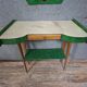 Art Deco console and mirror in green lacquered wood – Circa 1930