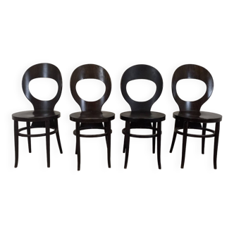 4 chaises Baumann modèle mouette