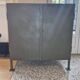 Buffet industriel acier vintage années 60/70 – meuble d’atelier authentique