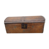 Coffre 19 ème siècle en cuir