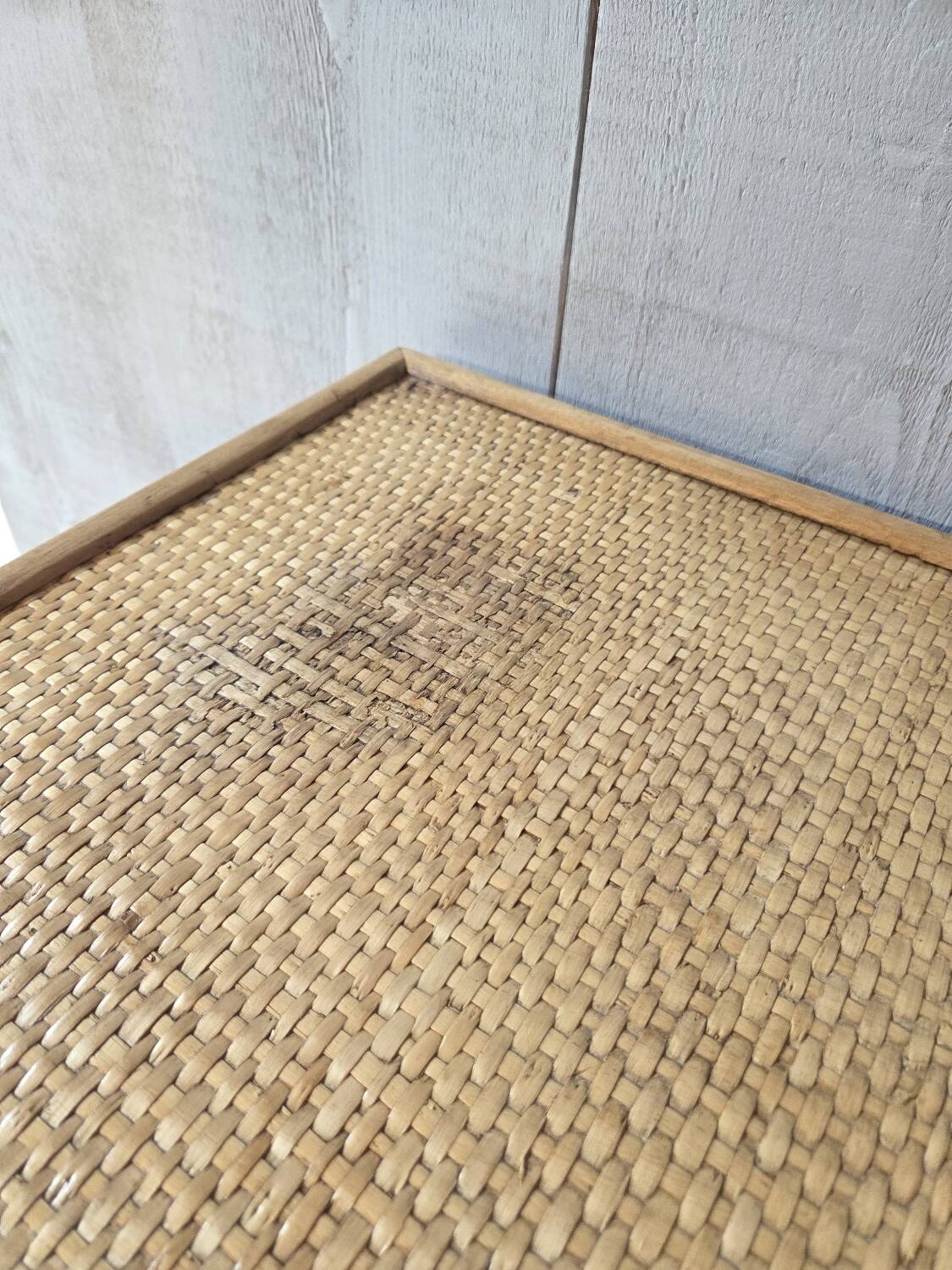 Rattan chest of drawers