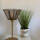 Table lamp with an old art deco type lampshade
