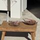Contemporary pink blown glass bowl Carlos Vieira D21