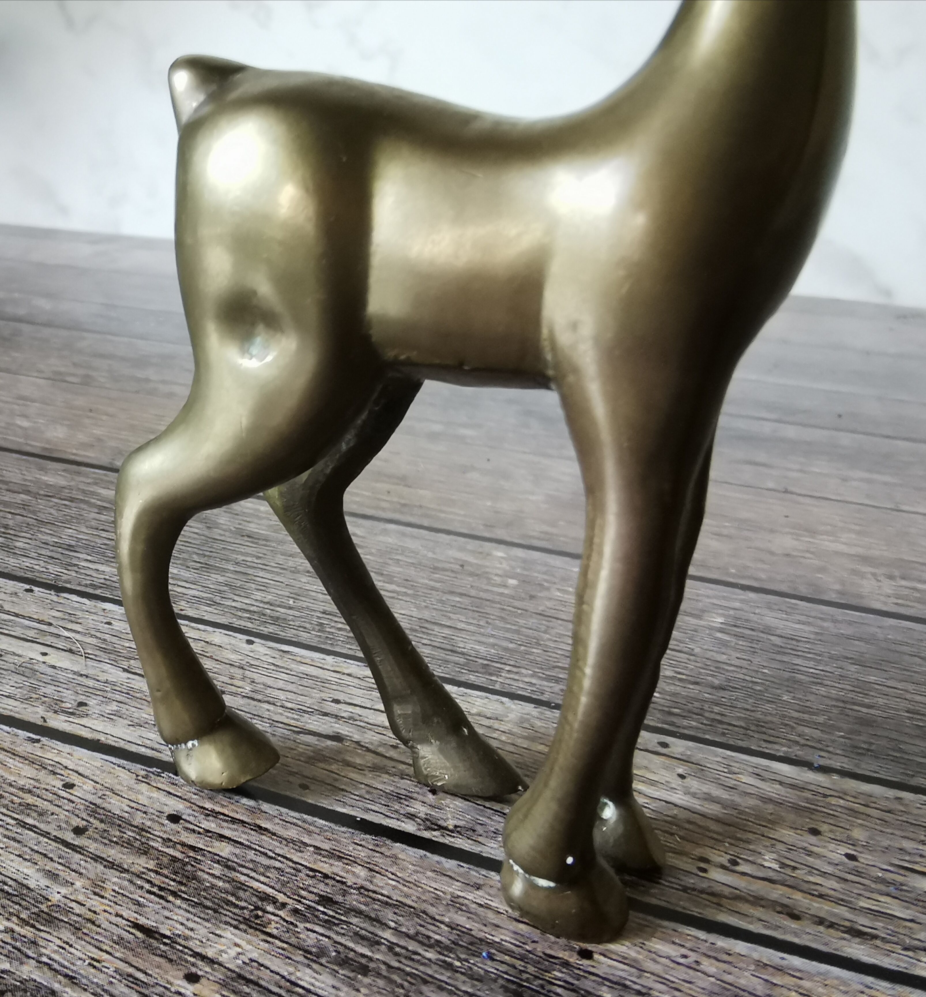Brass fawn