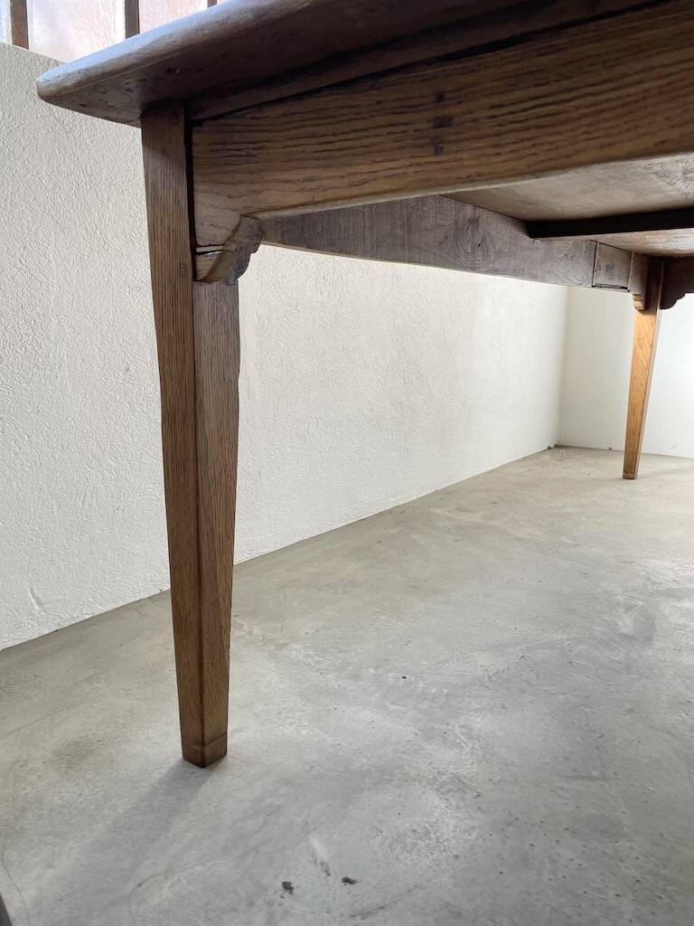 Oak farm table 220 cm