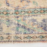 3x9 Pale Orange & Blue Vintage Runner Rug, 80x283Cm SK 6027