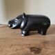 Uppsala ekeby, hippopotamus, mari simmulson, 1950s, figurine.