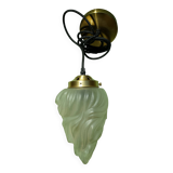 Art deco style glass suspension lamp lighting