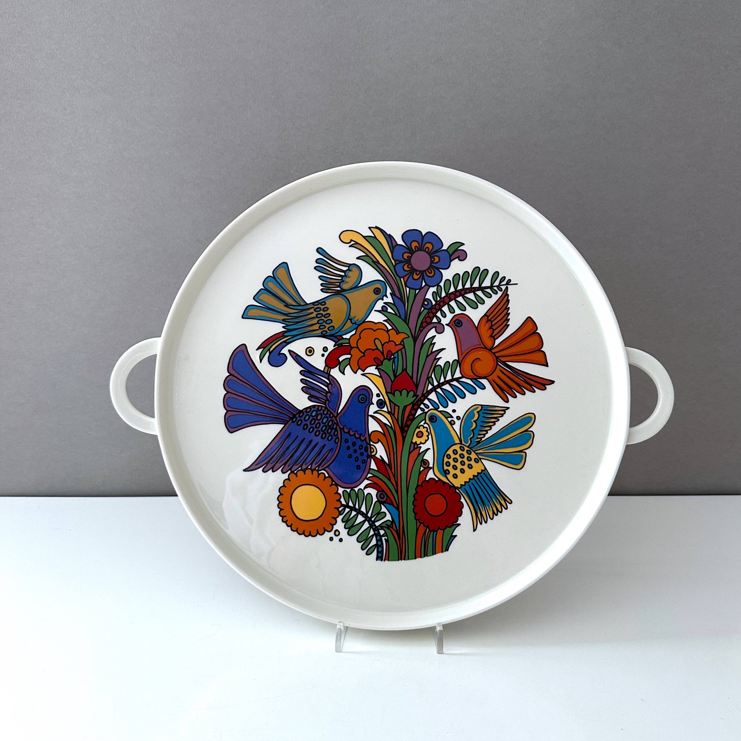 Villeroy & Boch Acapulco cake plate, serving plate with handle