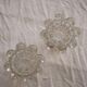 Set of 2 glass candle holders, REIMS