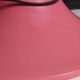 Tulip foot floor lamp in pink lacquered metal & cylindrical shade. 80's