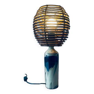 Signed ceramic lamp