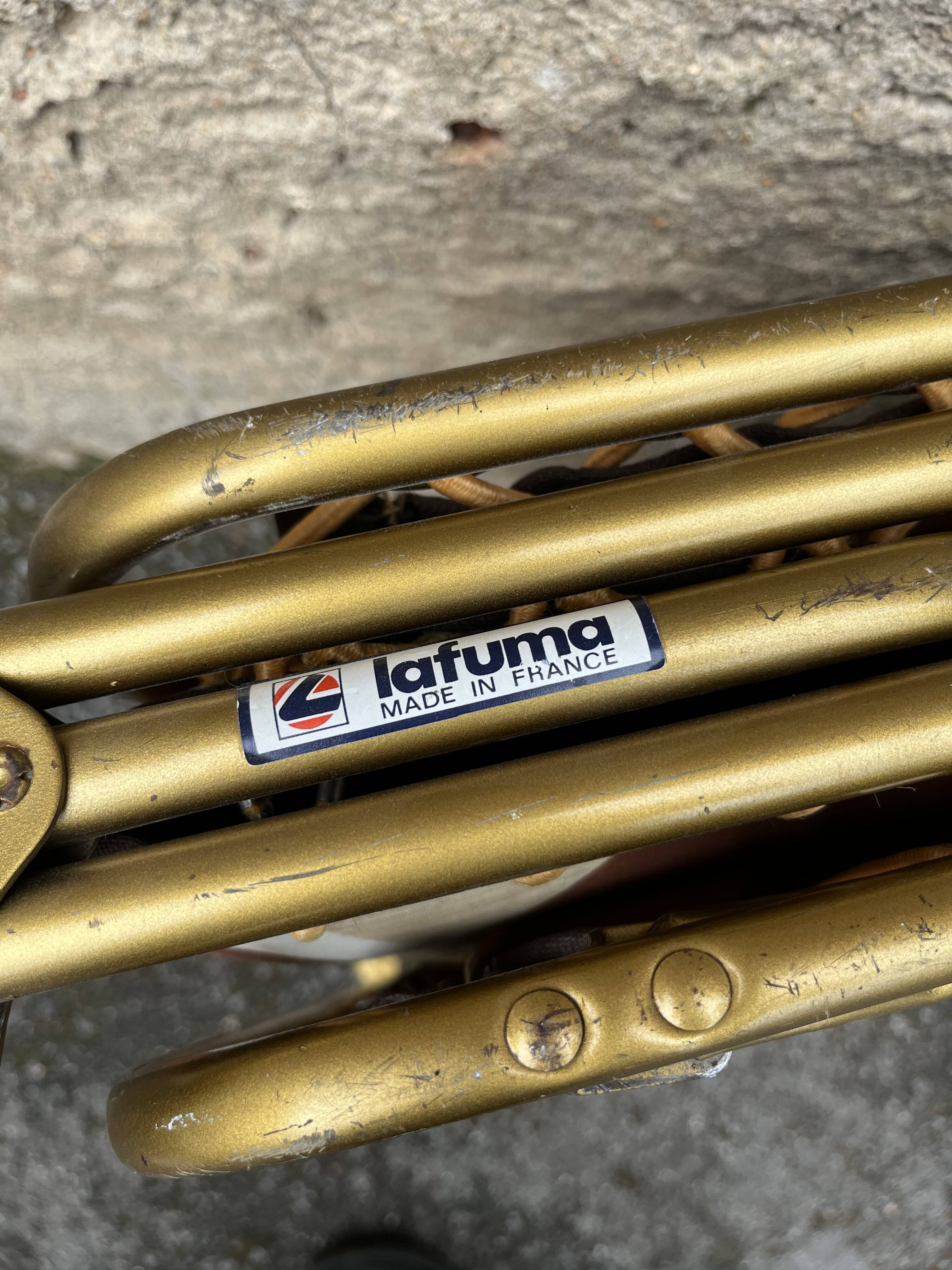 Vintage Lafuma deck chair