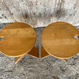 Pair of Folding Stools SUZY Design Adrian Reed Style Roger Tallon Bo