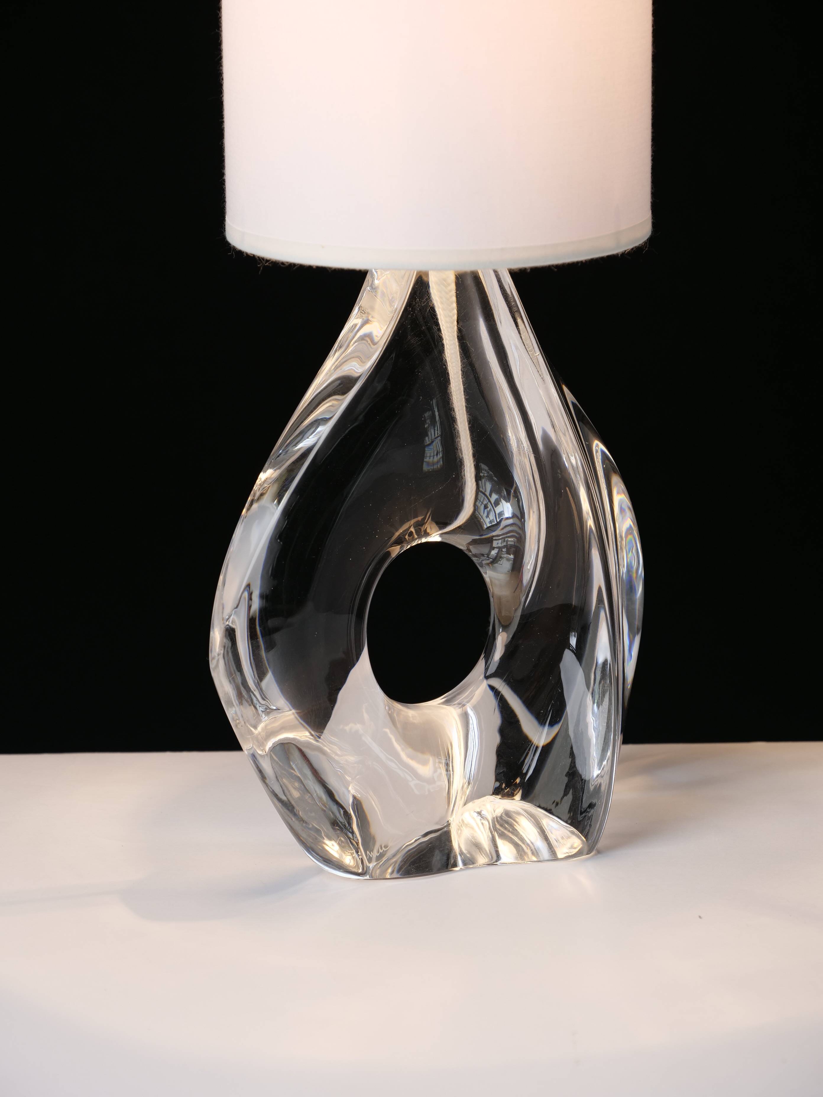 Crystal bedside lamp from daum france