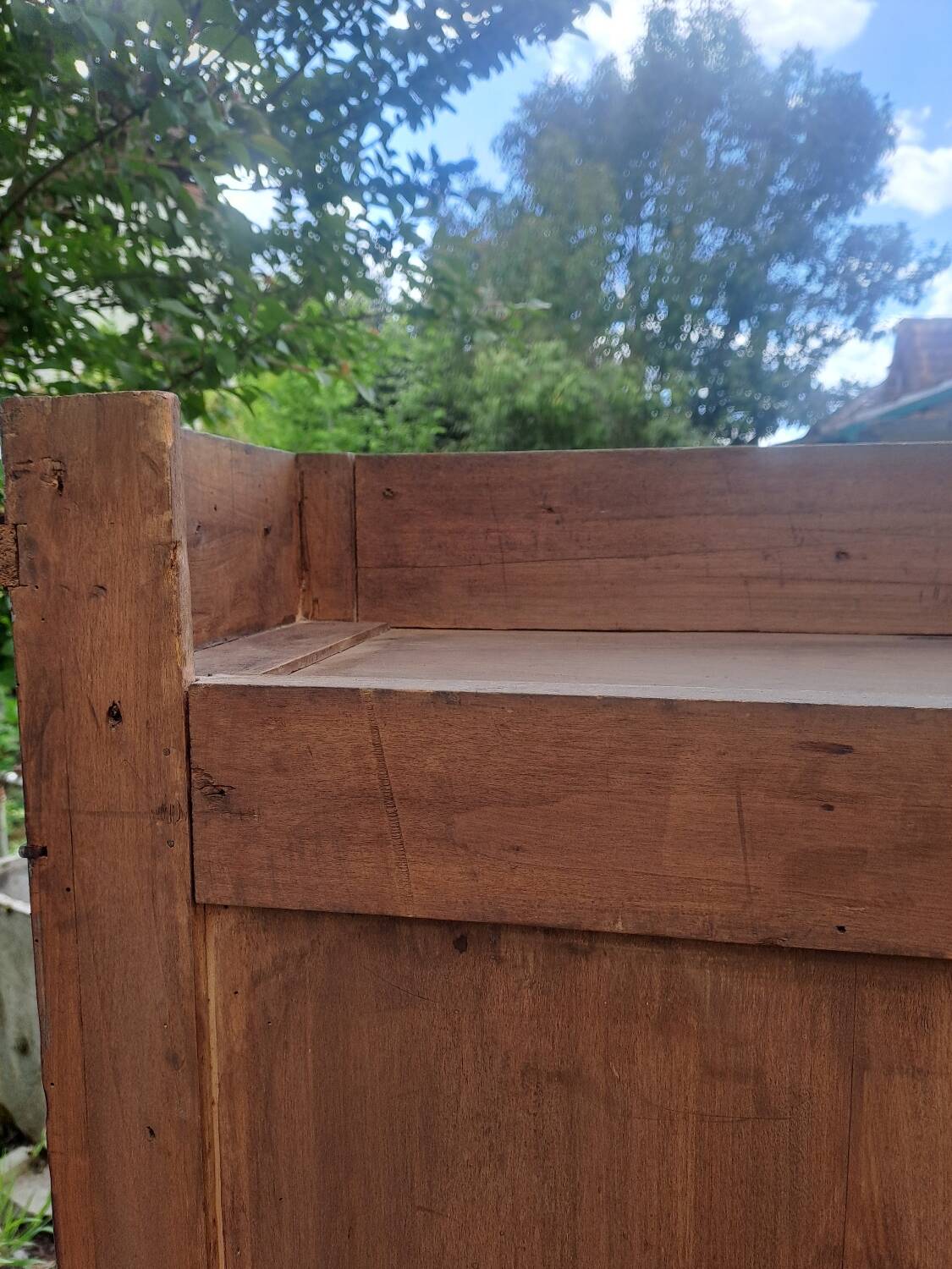 Armoire une porte vitrée  fin 19ème