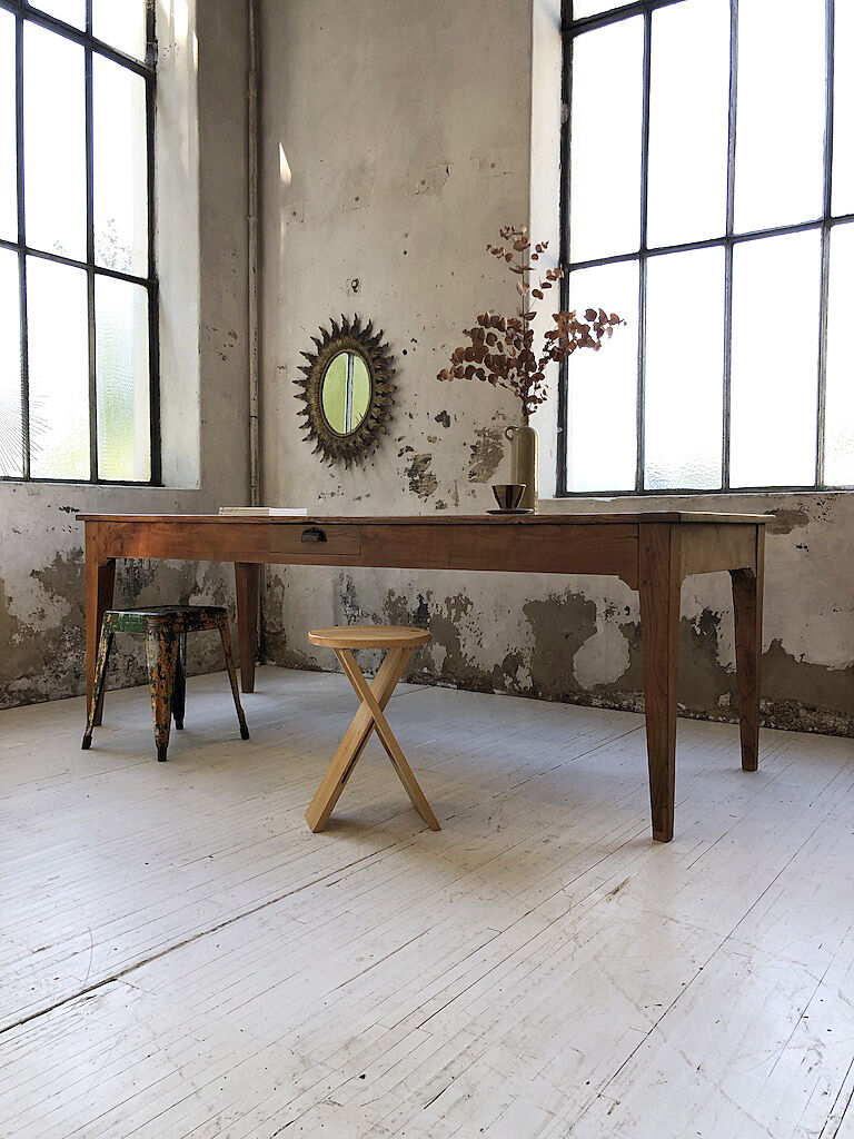 Oak farm table 2m20