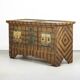 Wedding trunk painted in folk art style