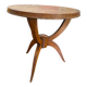 Art Deco Gueridon – Burl wood top – Walnut – 1930-1950