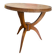 Art Deco Gueridon – Burl wood top – Walnut – 1930-1950