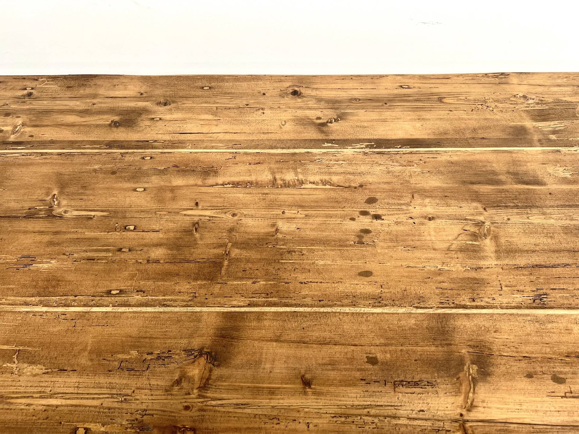 Table de ferme en pin, années 50