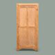 Parisian bonnet wardrobe, raw wood, 1950s