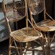 Pair of rattan chairs