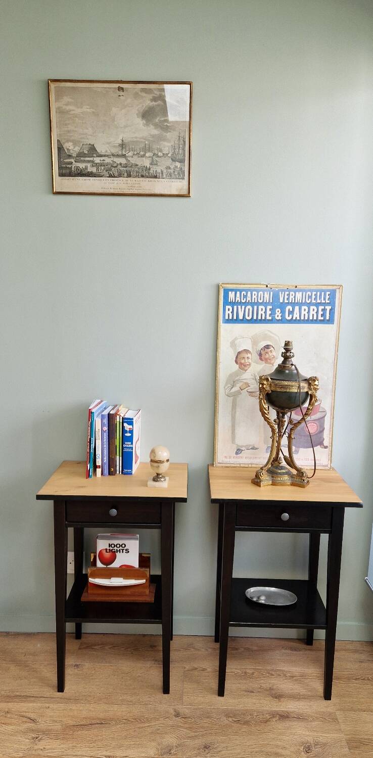 Hemmes solid pine bedside tables