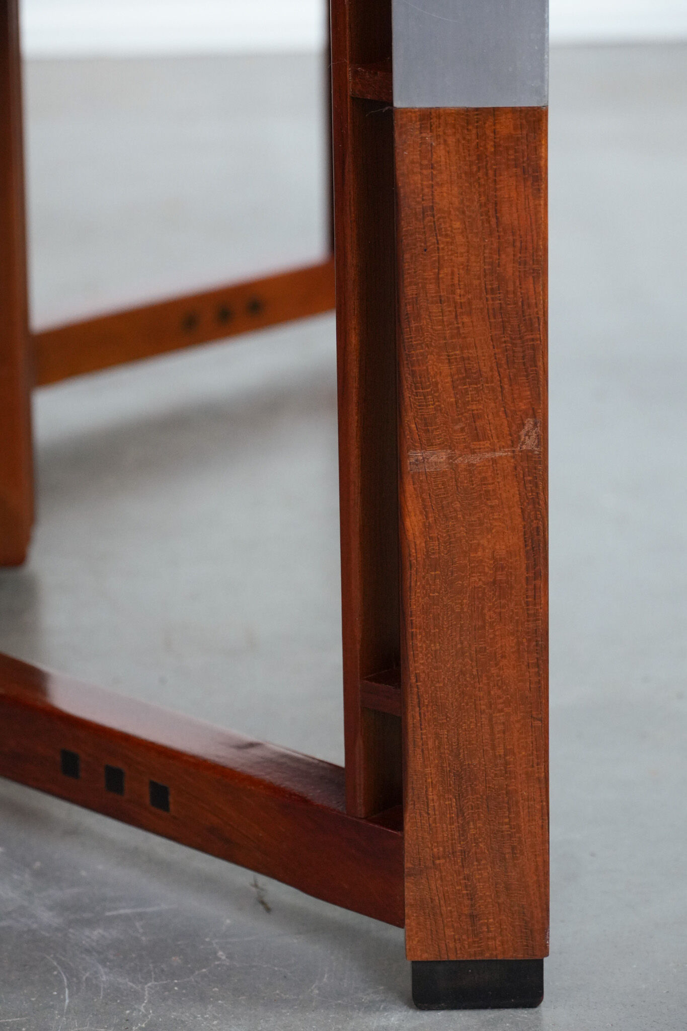 Beautiful and large square Art Deco coffee table